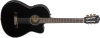 Fender CN-140SCE Nylon Thinline Walnut Fingerboard Black w/case